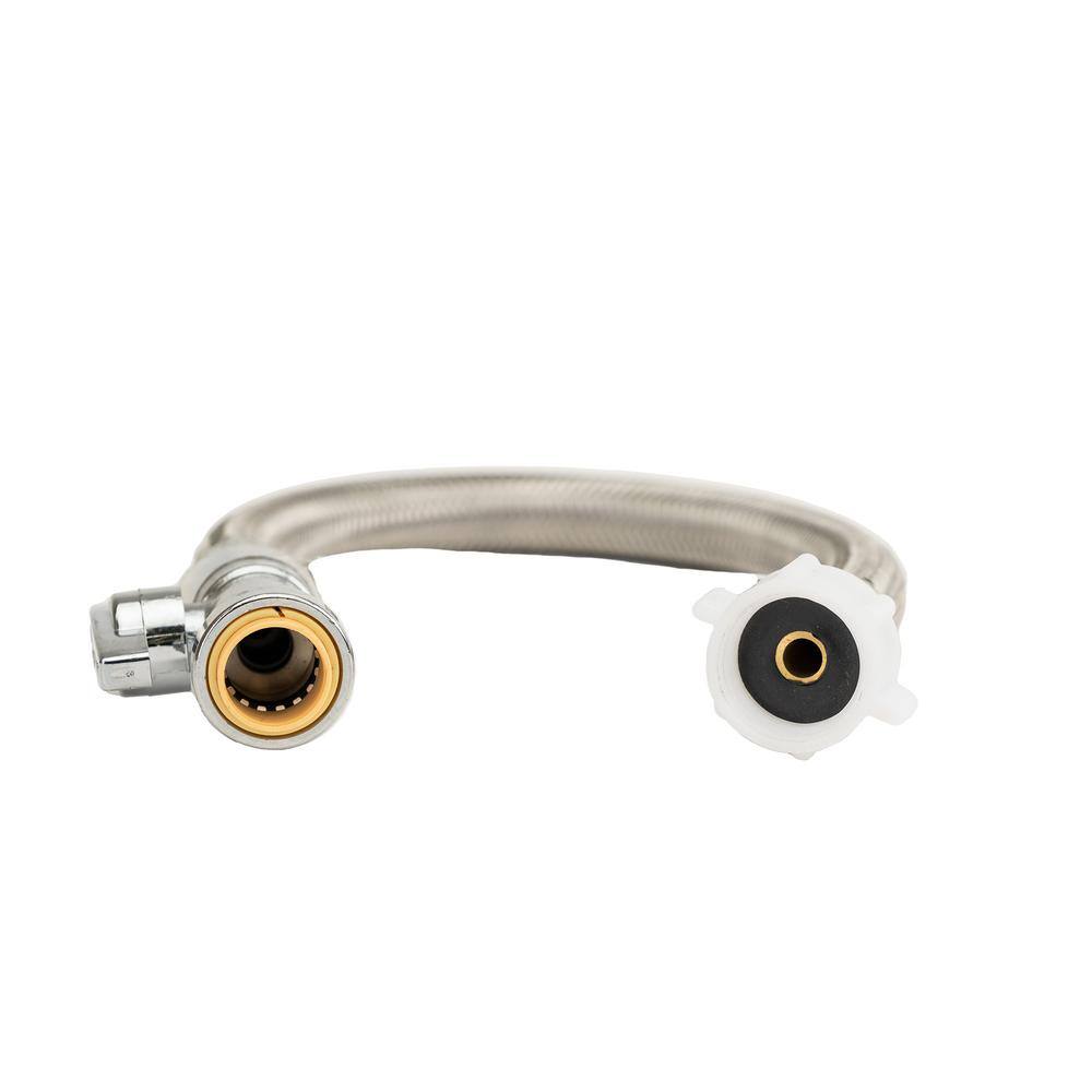 1/2 in. Push-to-Connect x 7/8 in. Ballcock x 12 in. Straight Stop Toilet Connector price history on PriceWatchPro