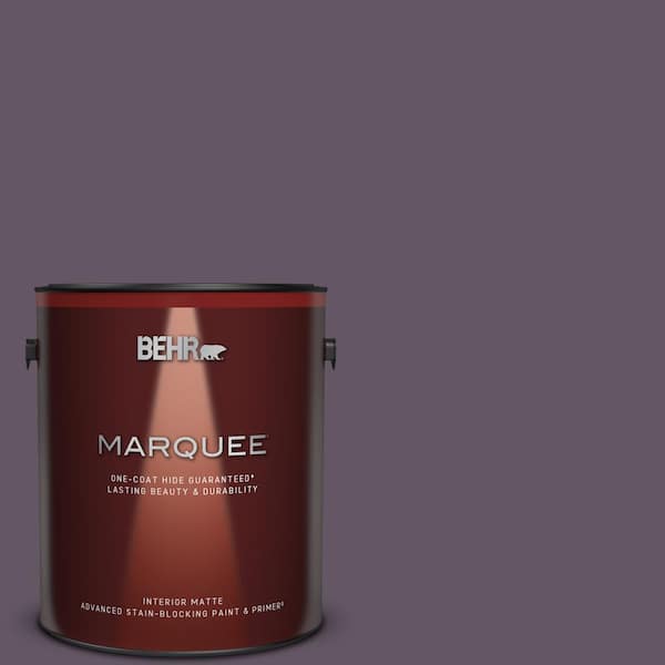 BEHR MARQUEE 1 gal. Home Decorators Collection #HDC-CL-03 Grand Grape Matte Interior Paint & Primer