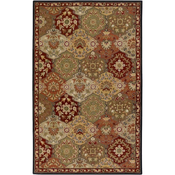 Artistic Weavers John Red 6 ft. x 9 ft. Area Rug