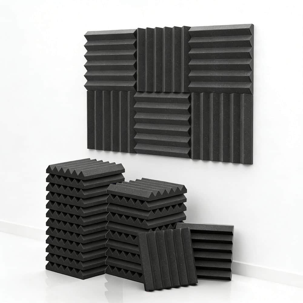 吸音フォーム 72 個Acoustic foam xinyoec 36 Pack 12 x 12 in. Wedges Acoustic Foam Panels, Sound
