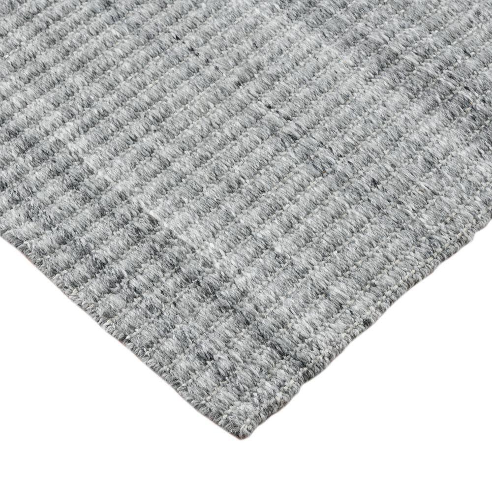 Gray Hand-Woven Rectangular Outdoor Polyester Rug
