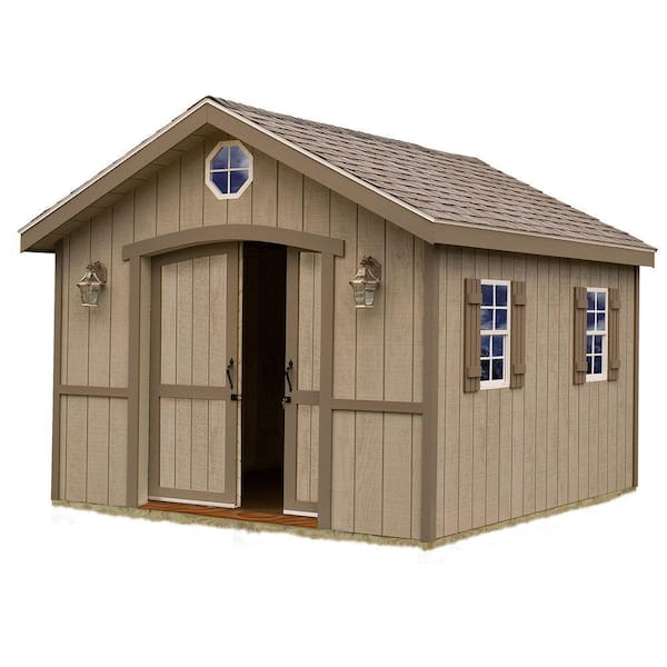 Best Barns Cambridge 10 ft. x 12 ft. Wood Storage Shed Kit with Floor