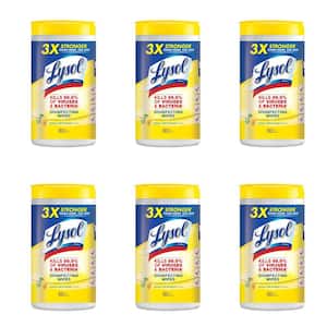 80-Count Lemon and Lime Blossom Disinfecting Wipes (6-Pack)