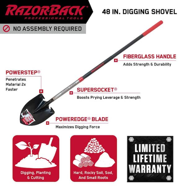 Have a question about Razor-Back PowerEdge 48 in. Fiberglass