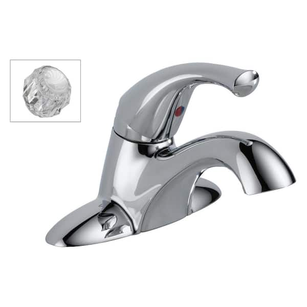 Delta Classic 4 in. Centerset Single-Handle Bathroom Faucet in Chrome