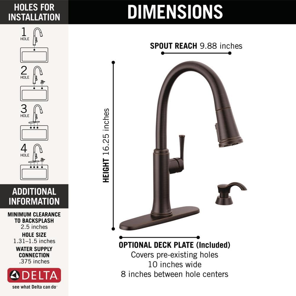 Buy Eldridge Single-Handle Pull Down Sprayer Kitchen Faucet with