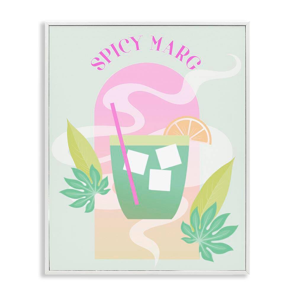 Spicy Marg Cocktail by Daphne Polselli White Framed Food Giclee Art Print 20 in. x 16 in. price history on PriceWatchPro