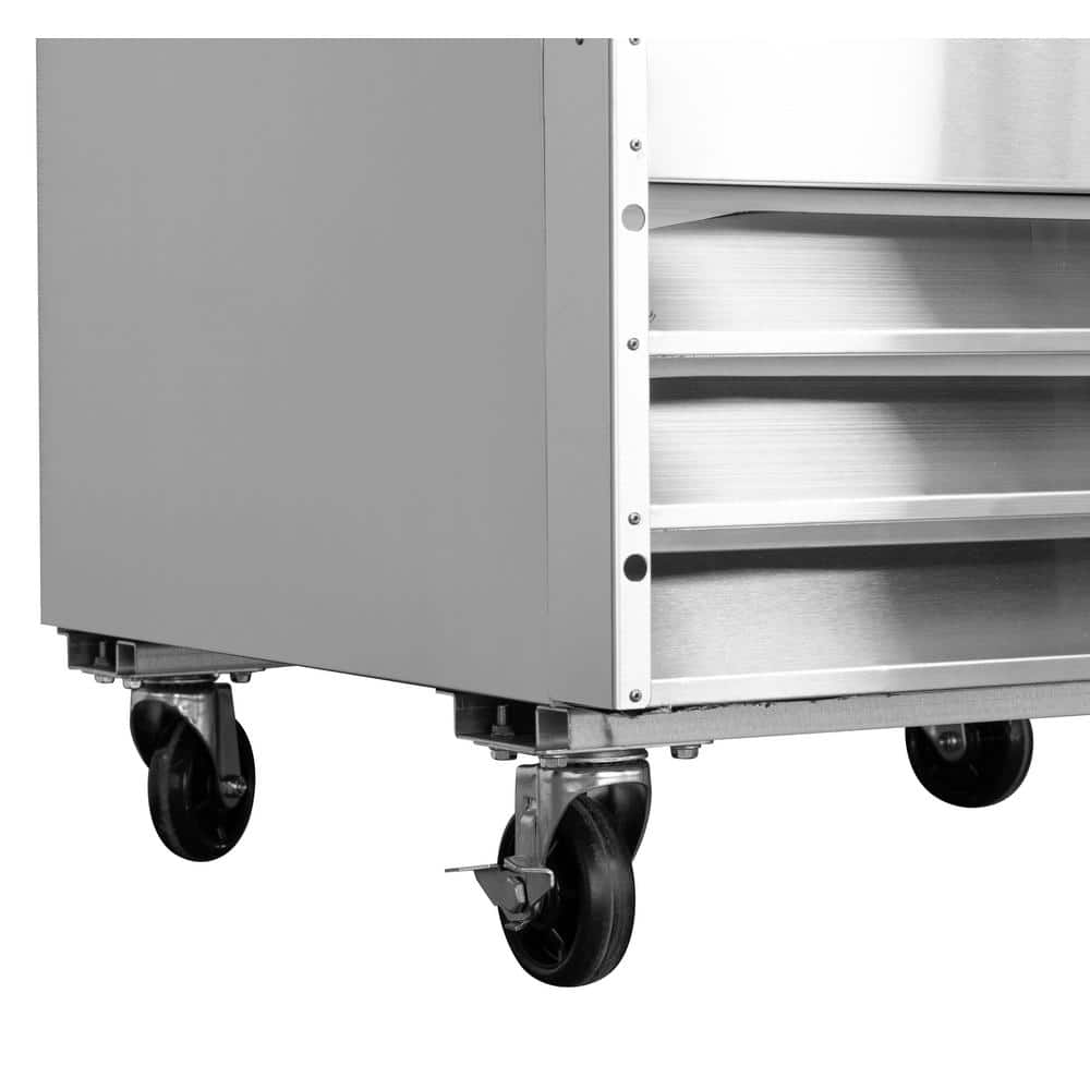 23 cu. ft. Stainless Steel Single Door Reach-In Freezer