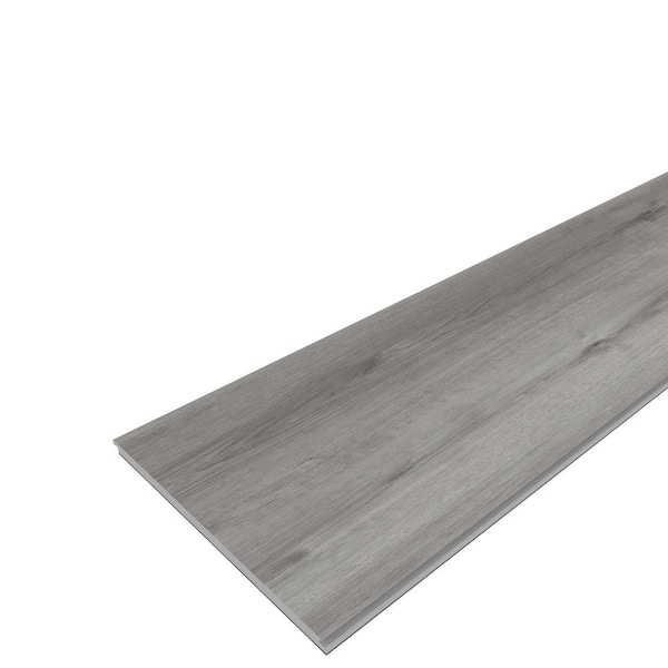 EverLux Basic Clawson Oak 20 MIL x 7.08" W x 48" L Waterproof Click Lock Luxury Vinyl Flooring (23.6 sq. ft. /case)