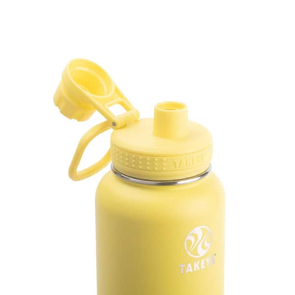 Takeya Actives Insulated Stainless Steel Water Bottle with Spout Lid, 32  Ounce, Blush