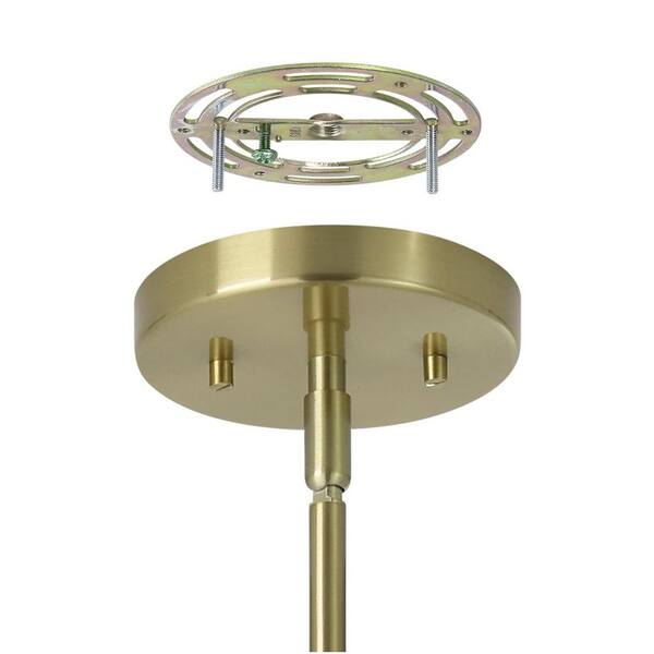 Thesis Enzio 6-inch 1-light Brushed Gold Pendant Light with