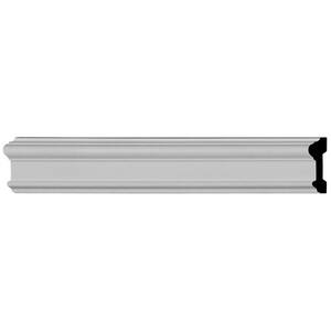 1-1/4 in. x 3-5/8 in. x 94-1/2 in. Polyurethane Bedford Chair Rail Moulding