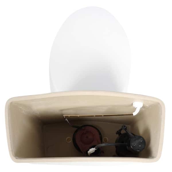 2-pc. 1.28 GPF Single Flush Elongated Toilet with Patented Overflow Protection Technology in White with Seat 2-pc. 1.28 GPF Single Flush Elongated Toilet with Patented Overflow Protection Technology in White with Seat