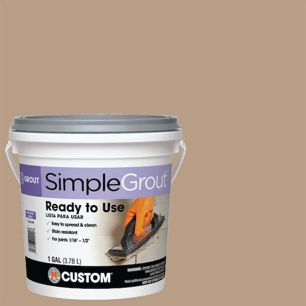 Custom Building Products SimpleGrout #380 Haystack 1 gal. Pre-Mixed Grout