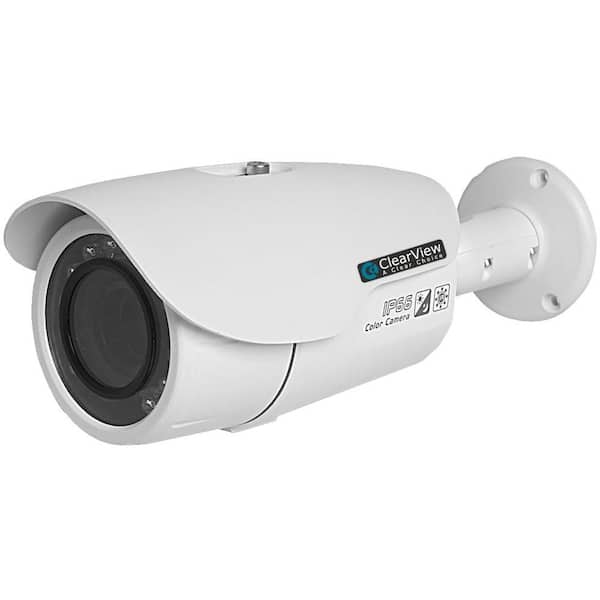 ClearView Wired 700TVL Indoor/Outdoor IR Bullet Surveillance Camera with 2.8 - 12 mm Fixed Lens