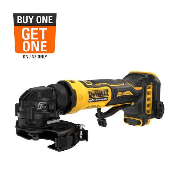 Atomic 20V MAX Cordless 4 in. Angle Grinder with Paddle Switch (Tool Only)