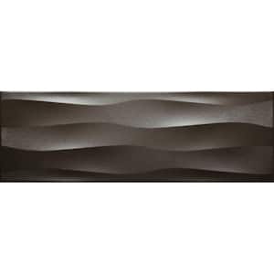 Artwork Metal 11.81 in. x 35.43 in. Glossy Patterned Look Ceramic Wall Tile ( 14.53 sq. ft./Case)