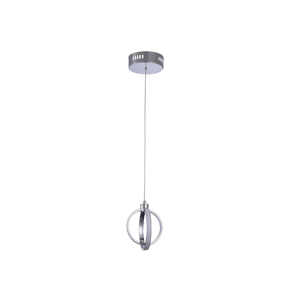 Arlette 2-Light Chrome Pendant