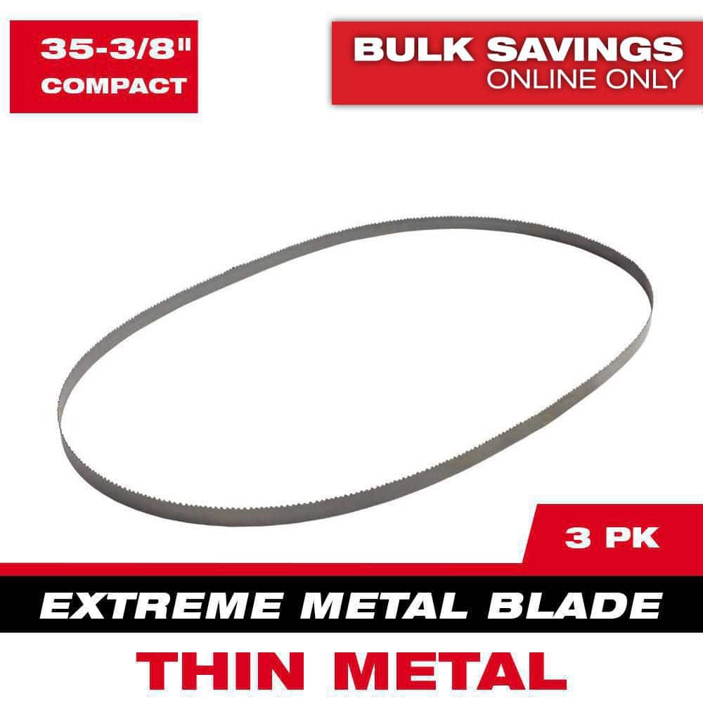 35-3/8 in. 12/14 TPI Compact Extreme Thin Metal Cutting Band Saw Blade (3-Pack) For M18 FUEL/Corded Compact Bandsaw price history on PriceWatchPro
