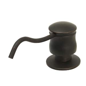 Built in Oil Rubbed Bronze Soap Dispenser Refill from Top with 17 oz. Bottle - 3 Years Warranty
