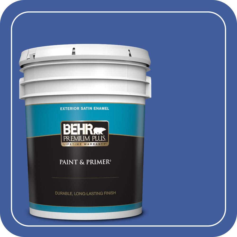 5 gal. #BIC-21 Blue Dahlia Satin Enamel Exterior Paint & Primer price history on PriceWatchPro