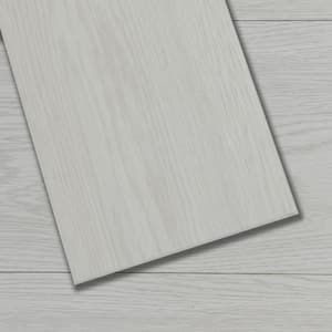 Off-White 3 MIL x 6 in. W x 36 in. L Peel and Stick Waterproof Luxury Vinyl Plank Flooring (15 sq. ft./case)