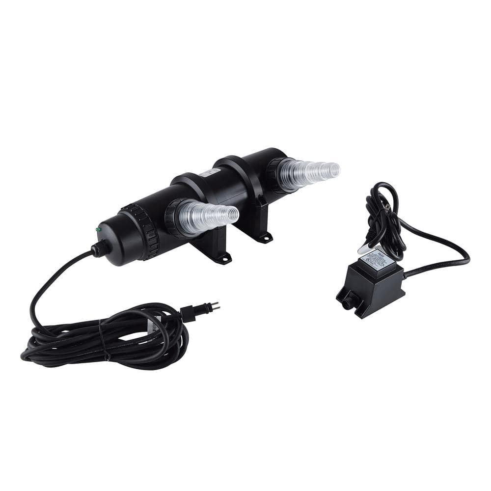 11-Watt Black UV Clarifier for Outdoor Water Use