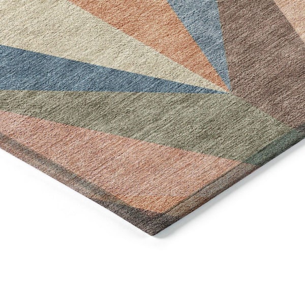 Chantille Machine Washable Indoor/Outdoor Abstract ACN2265 Sage 2 ft. 6 in. x 3 ft. 10 in. Area Rug
