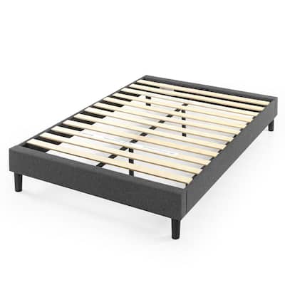 Full Upholstered Platform Bed Frame, Bed Frames That You Don T Need A Box Spring