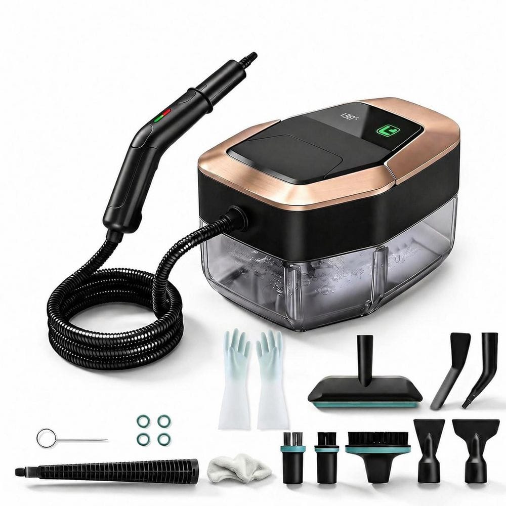 3 Level Adjustable Pressurized Corded Steam Cleaner with 1.9 Qt Tank for Car, Home, Tile, Grout, Fast Heat-Up price history on PriceWatchPro