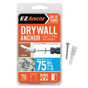 Twist-N-Lock 75 lbs. Drywall Anchors (50-Pack)