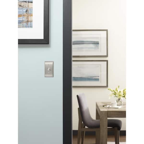Nickel 1-Gang Toggle Wall Plate (1-Pack)