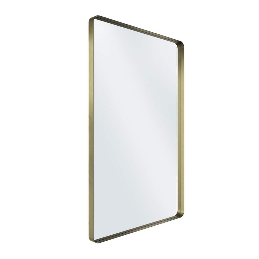 Rizitoc 24 in. W x 36 in. H Rounded Rectangle Framed Wall Bathroom ...