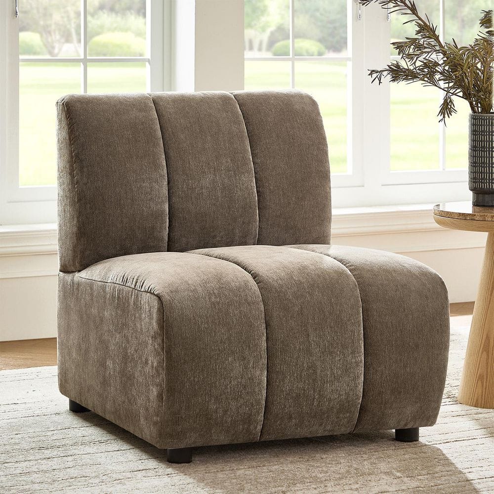 JAYDEN CREATION Josue 28 in. Armless 1-piece Modern Sectional Sofa