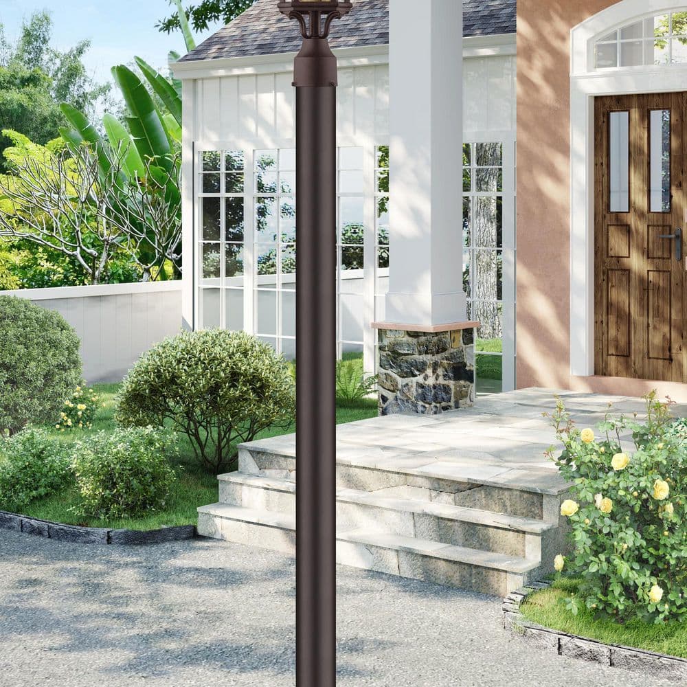 Sunbury 84 in.Bronze Direct Burial Outdoor Lamp Post price history on PriceWatchPro