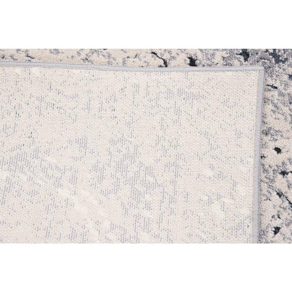 Chateau Easy-Care Gray Rectangular Indoor Area Rug 8' x 10'