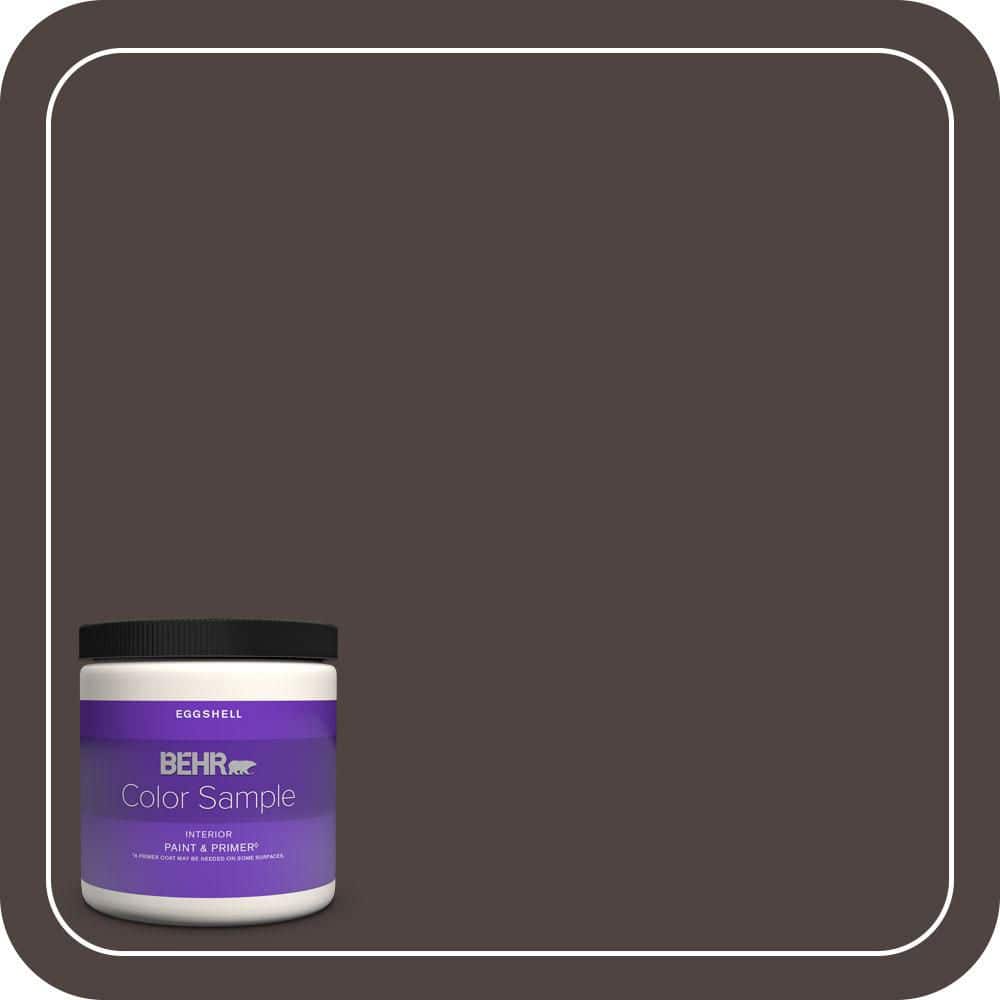 8 oz. #790B-7 Bitter Chocolate Eggshell Enamel Interior Paint & Primer Color Sample price history on PriceWatchPro