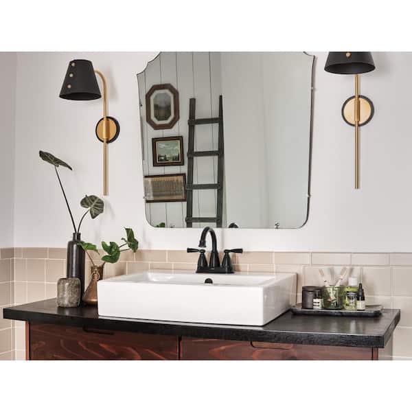Moen Banbury 4 In Centerset Double Handle High Arc Bathroom Faucet Matte Black 84943bl - Moen Replacement Bathroom Sink Stopper Stuck Moen Banbury 4 In Centerset Double Handle High Arc Bathroom Faucet Matte Black 84943bl - Moen Replacement Bathroom Sink Stopper Stuck