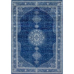 Bromley Midnight Navy Blue 10' 0 x 14' 1 Area Rug