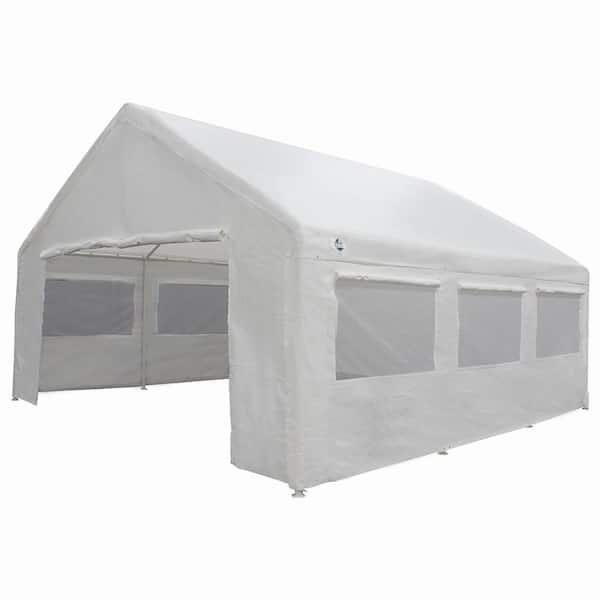 King Canopy 20 ft. x 20 ft. Sidewall Kit with Flaps and Bug Screen Windows