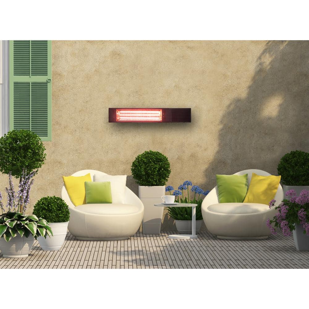 Gold Tube Infrared Electric Outdoor Heater with Remote Control