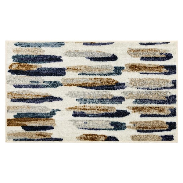 Mohawk Home Marietta Blue 1 ft. 8 in. x 2 ft. 10 in. Machine Washable Area Rug