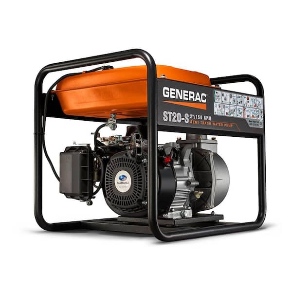 Generac 5.7 HP 2 in. Gas Powered Semi Trash Pump