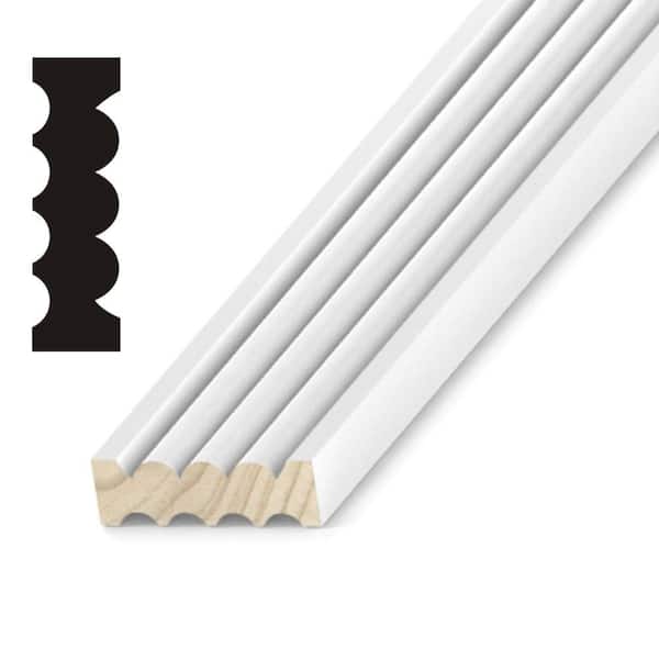 Kelleher Flute and Reed 11/16 in. x 2-1/4 in. Primed Pine Casing