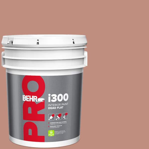 BEHR PRO 5 gal. #200F-4 Foxen Dead Flat Interior Paint