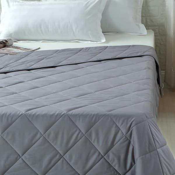 Calming Comfort Duvet Cover for Weighted Blankets Grey Mist 41 x 60