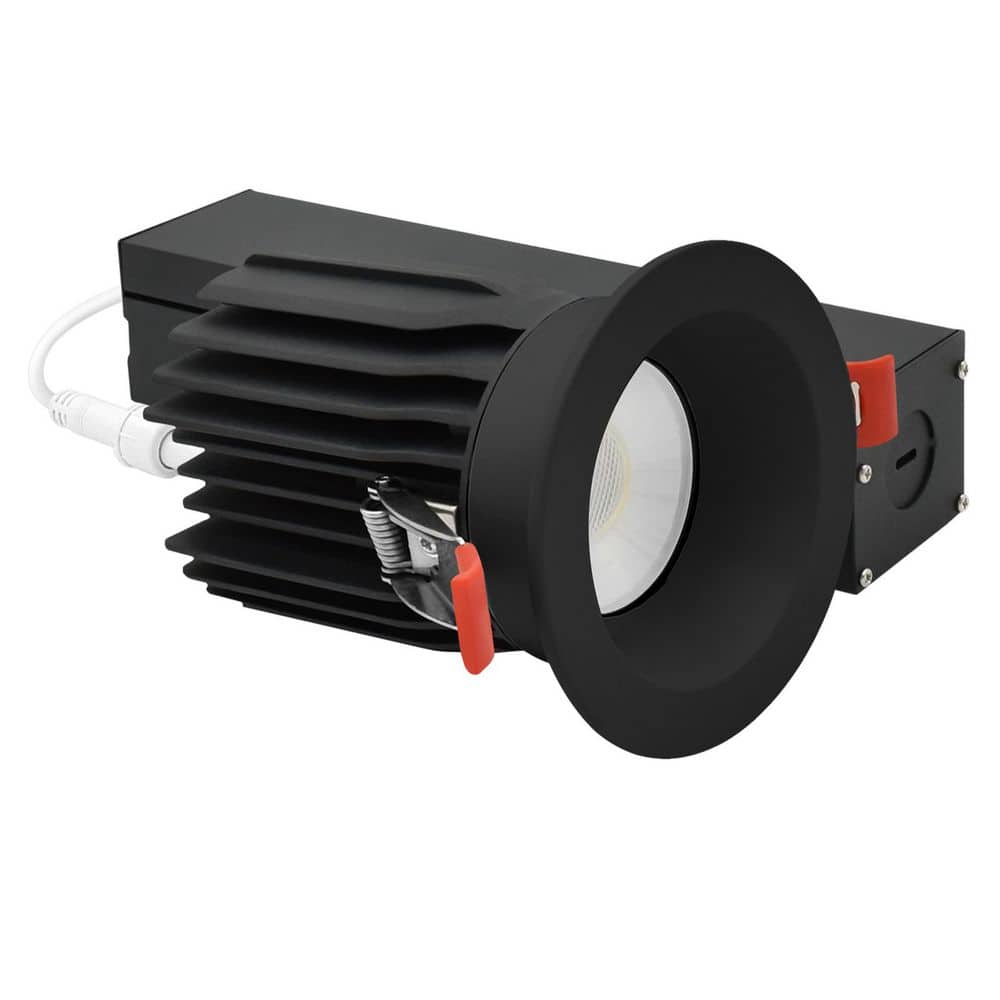 3 In. Integrated LED Regressed Light with Round Black Trim, 5CCT, CRI90, 15/20W 1450/2100LM Dimmable 60° Beam, Wet Rated price history on PriceWatchPro