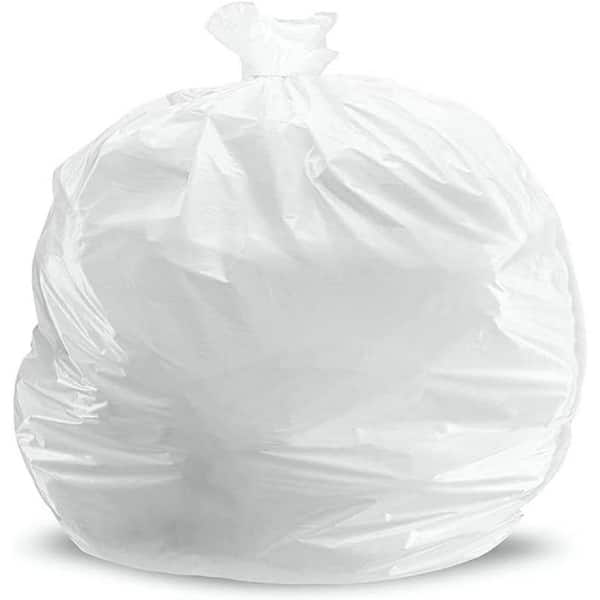 4 Gal. White Low-Density Trash Bags (Case of 250)