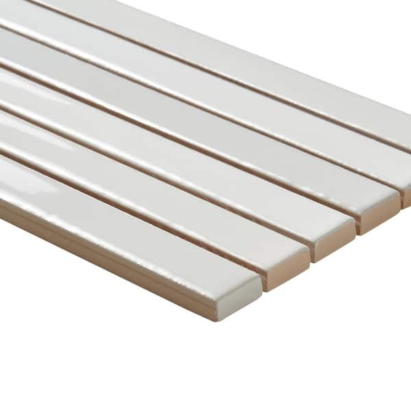 Ivy Hill Tile Vistaio Blanco White 5.27 in. x 17.71 in