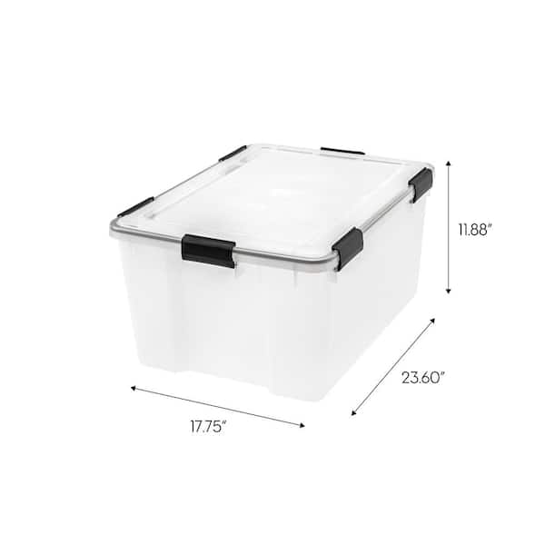 Weathertight Airtight Plastic Damp Area Dry Storage Boxes - 5 Sizes  Available